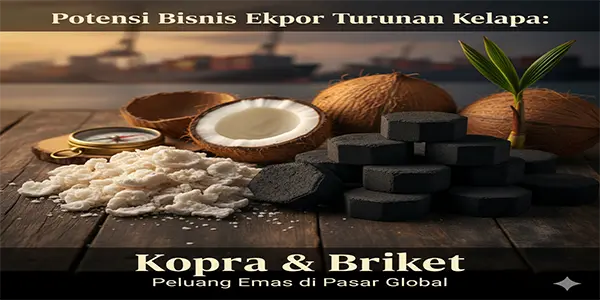 Ekspor Turunan Kelapa: Kopra & Briket Ekspor Turunan Kelapa: Kopra & Briket